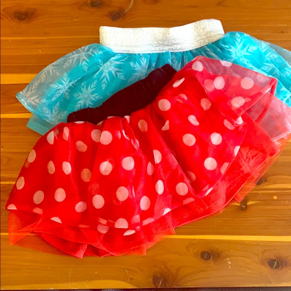 Size 2t tutu Elsa and Minnie Mouse